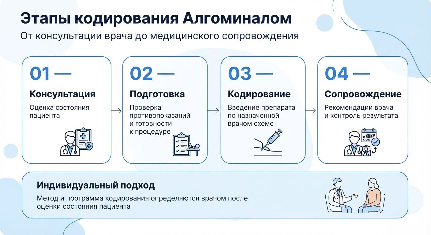 Кодирование препаратом «Алгоминал» в Николаевске-на-Амуре инфографика